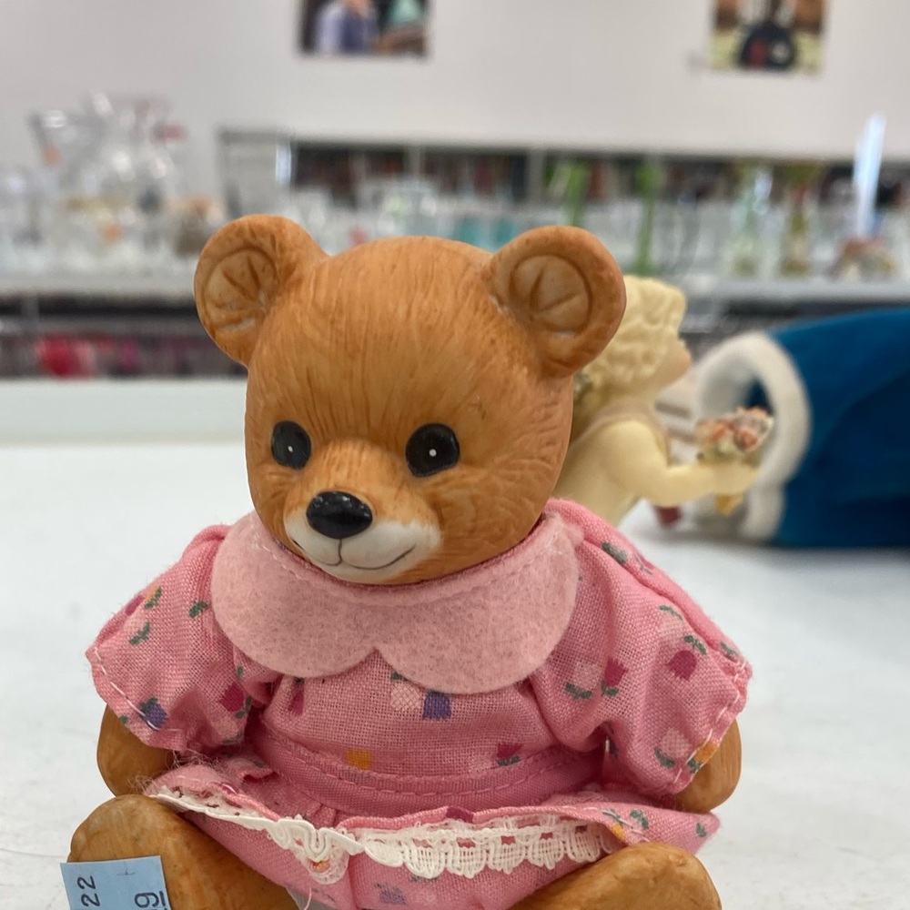 figurine antique bears movable